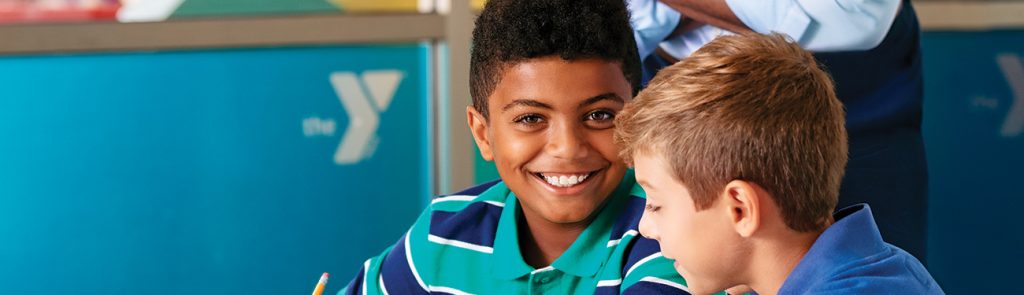 2 boys smiling
