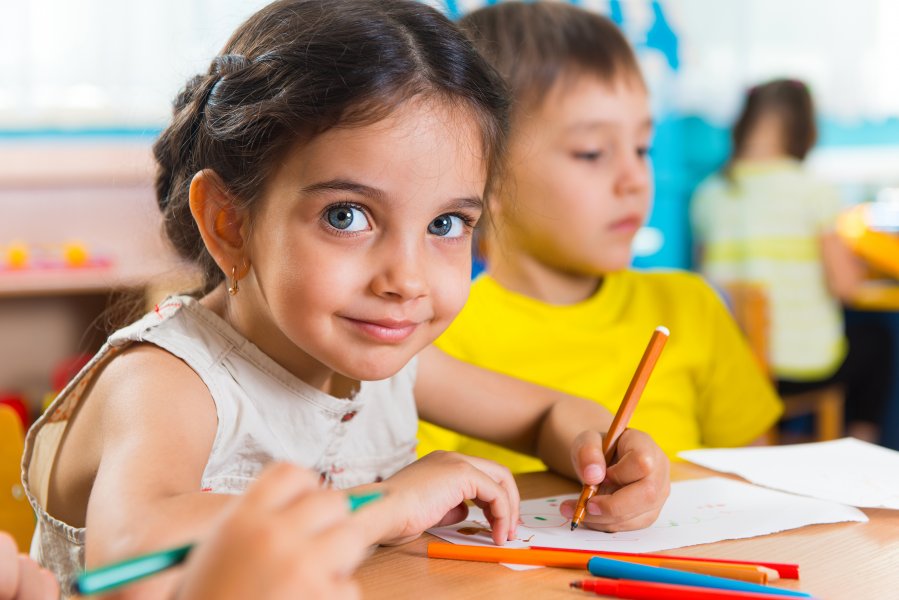 child smiling