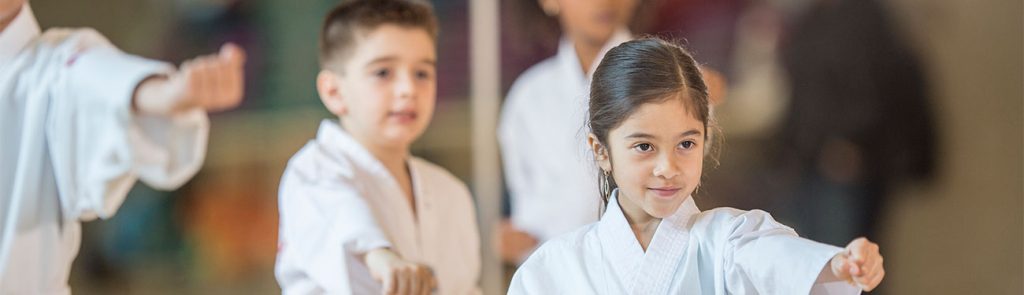 Martial arts students