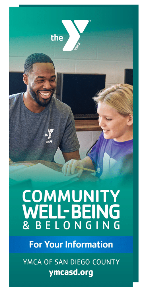 community well-being and belonging brochure cover