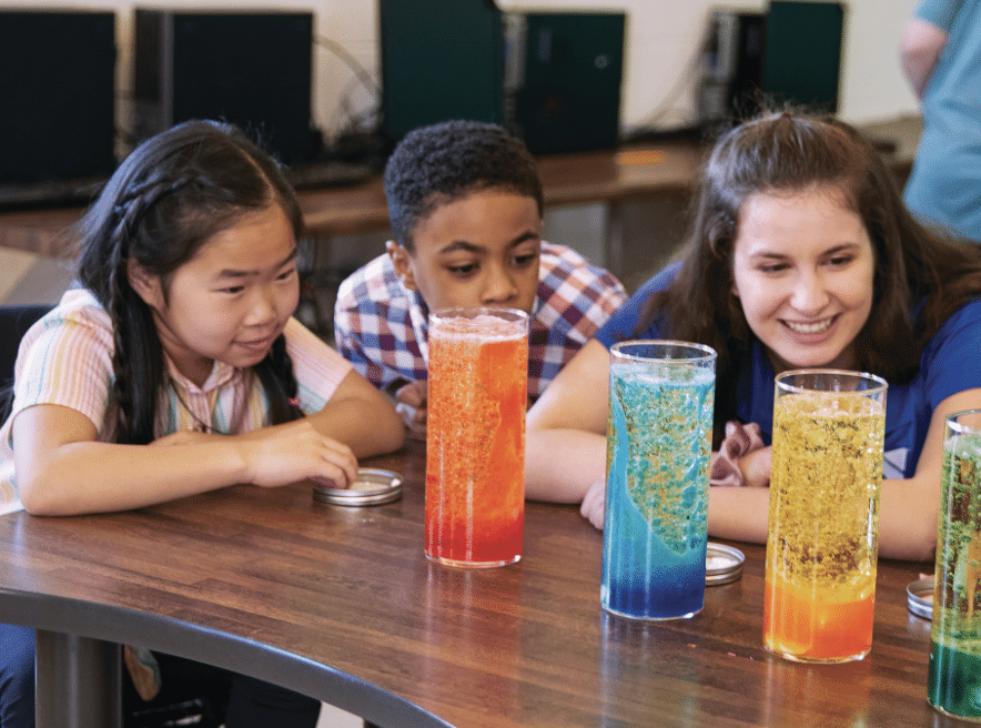 kids conducting science experiments