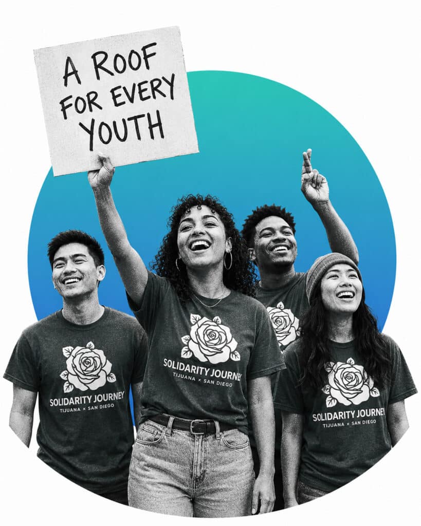 solidarity journey image with a roof for every youth