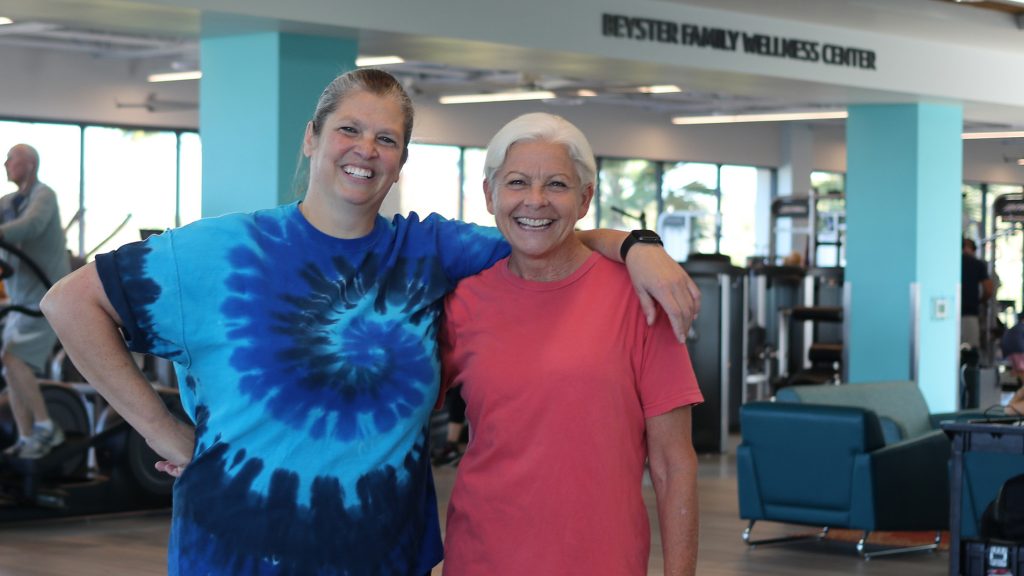 women in fitness center at McKinney