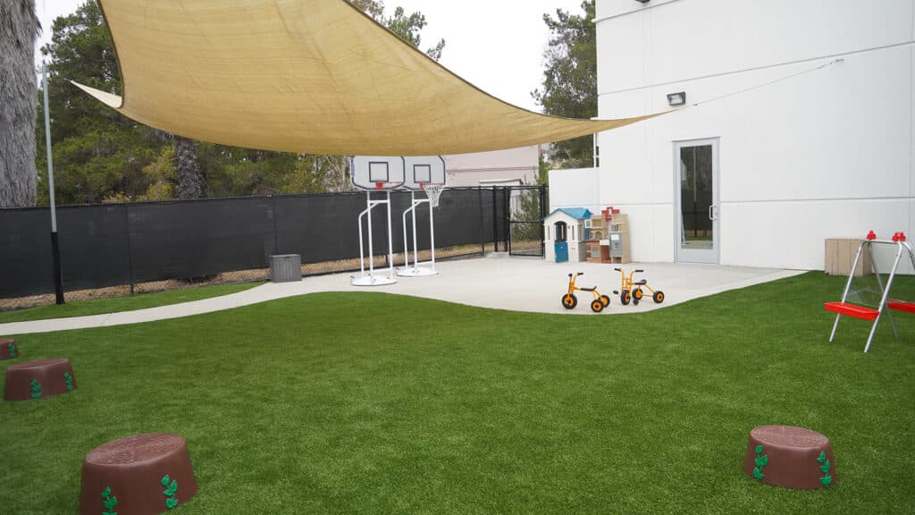 outdoor area at rancho preschool