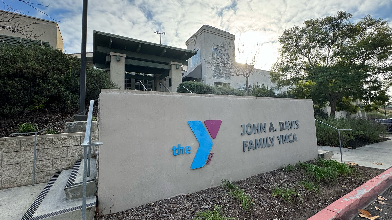 front of davis family ymca