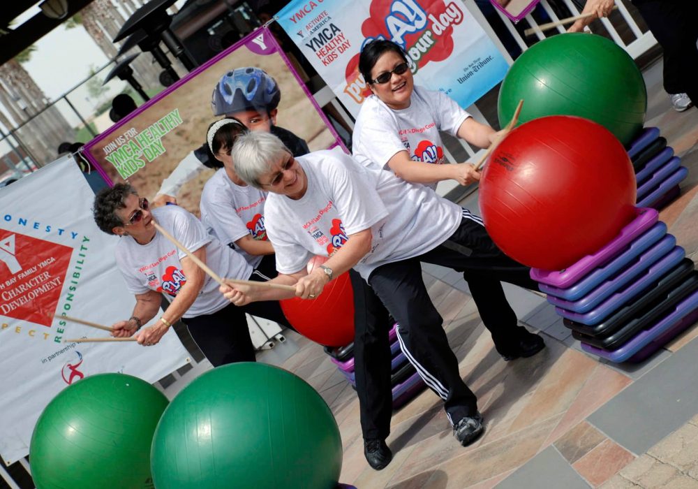 seniors drums music healthy kids day